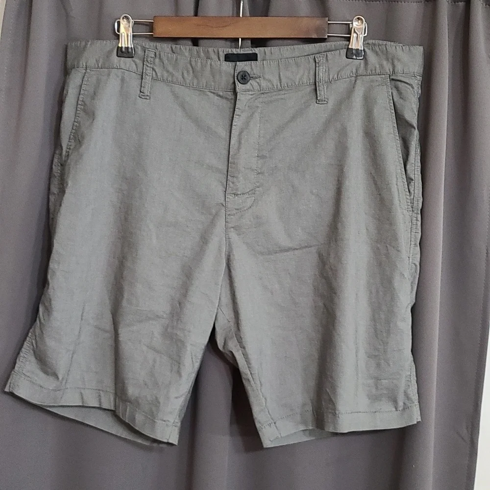 RVCA Mens Board Shorts Swim Casual Gray Pockets‎  SZ 36 GUC READ